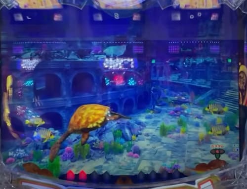 パチスロ大海物語5のリール画面と魚群演出