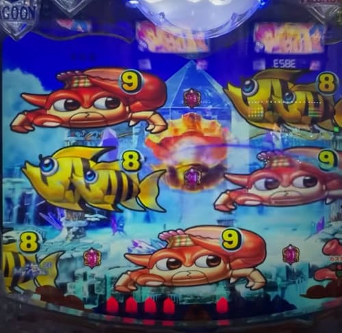 スマホで遊べる大海物語5のモバイルプレイ画面