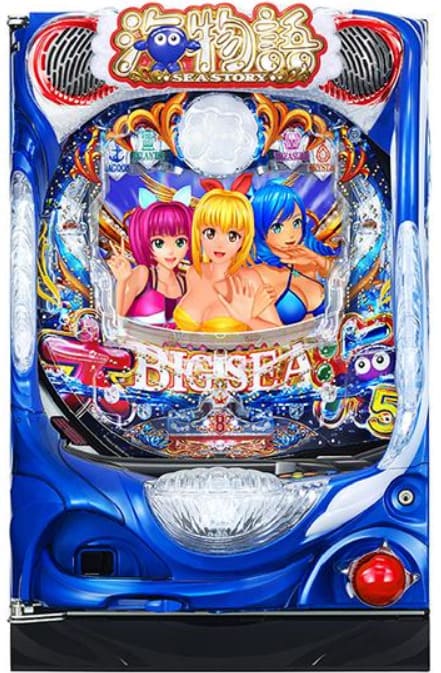 海物語5のマリンちゃんが登場する公式ビジュアル画像